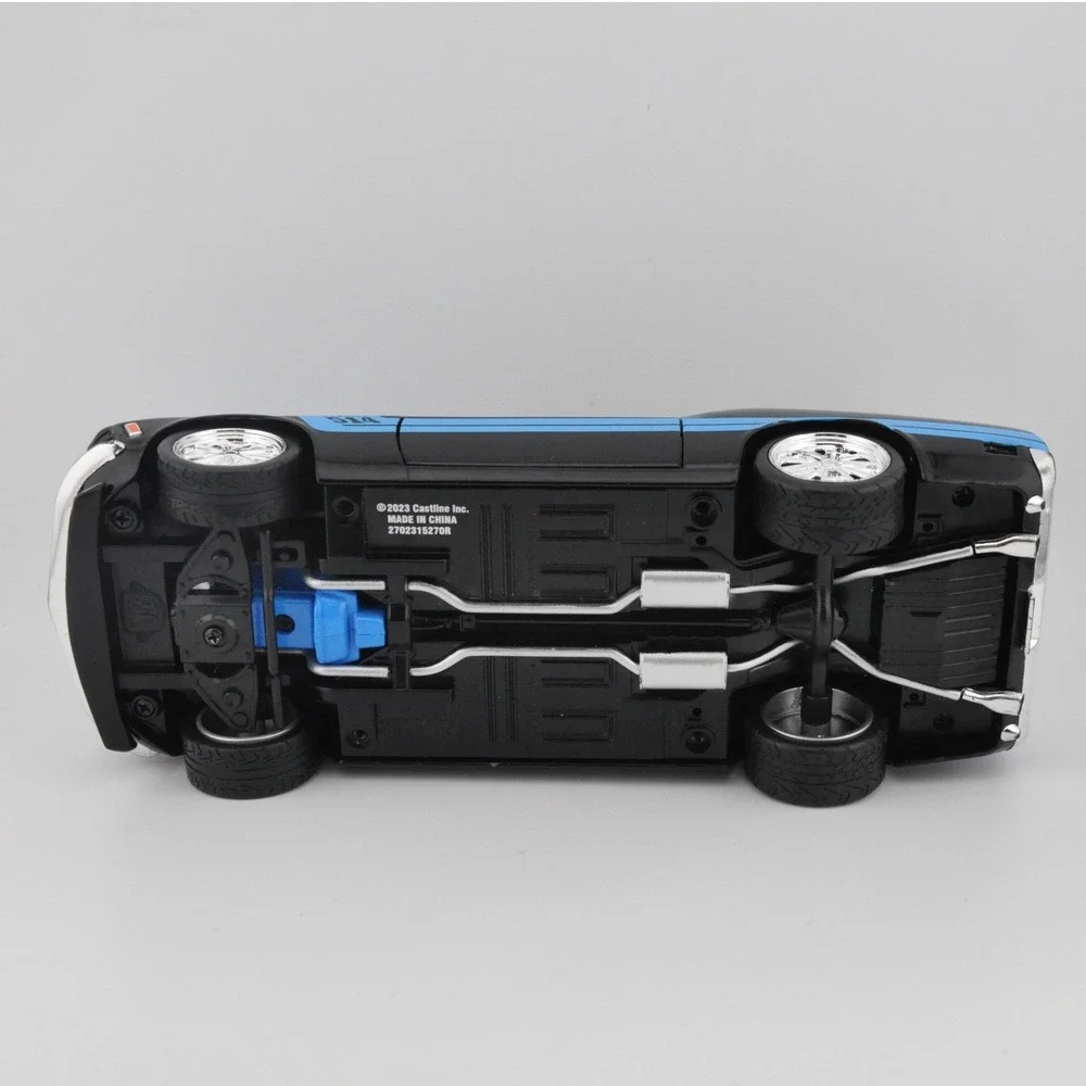 M2 Machines 1970‎ Ford Mustang Foose Black Blue Excellent Diecast Car
